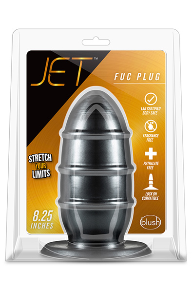 Jet Fuc Plug Schwarz 21 cm - Extra dicker Analplug 2