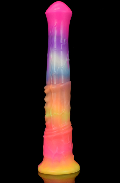 Jolly Star im Dunkeln Leuchtender Dildo 29,5 cm - Drachen-Dildo 2