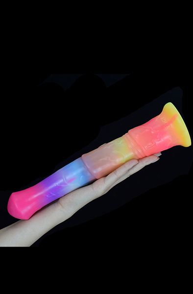 Jolly Star im Dunkeln Leuchtender Dildo 29,5 cm - Drachen-Dildo 6