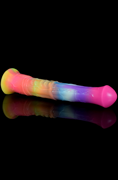 Jolly Star im Dunkeln Leuchtender Dildo 29,5 cm - Drachen-Dildo 8