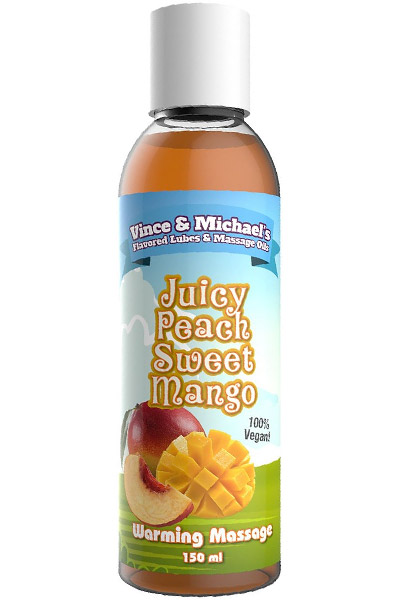 Juicy Peach Süßmango Wärmende Massage 150ml - Massageöl 1