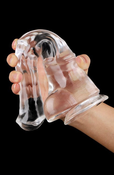 Jumpy Transparenter Monster Dildo L 33,5 cm - Monster-Dildo 5