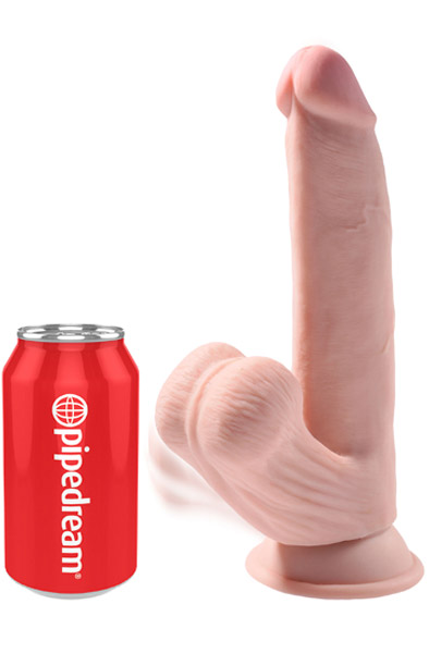 King Cock 3D Schwingende Hoden 24,5 cm - Dildo 2