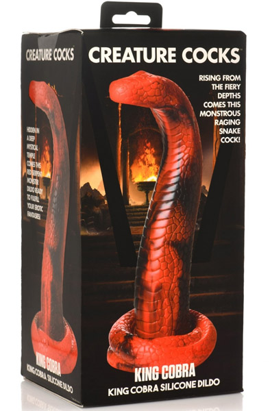 King Kobra Silikon Dildo 21 cm - Monster-Dildo 5