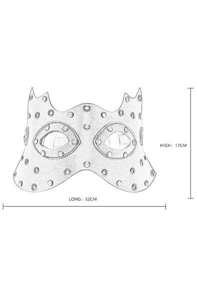 KinkHarness Boorel Maske Schwarz - Maske 7
