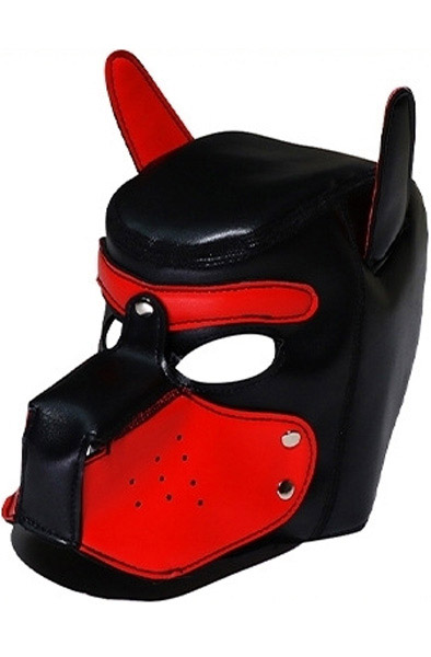 Kinky Puppy Sturmhaube Rot - BDSM Maske 1