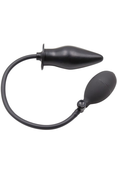 Kiotos Aufblasbarer Anal-Spade Plug Schwarz - Aufblasbarer Analplug 2
