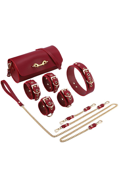 Kiotos BDSM Deluxe Kit Red - Bondage-Set 1