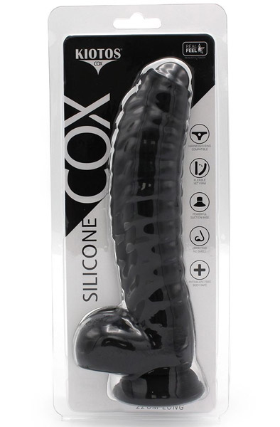 Kiotos COX Schwarz 044 Silikon 22cm - Dildo 3