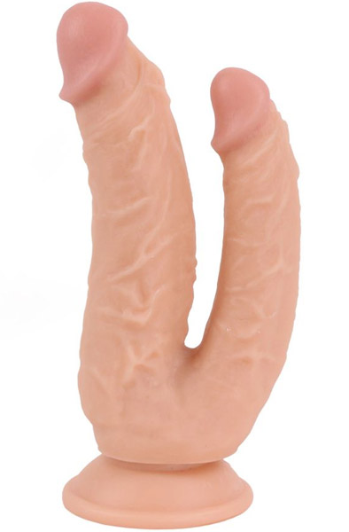 Kiotos Doppel-COX Hautfarben 19 cm - Doppel-Dildo 1