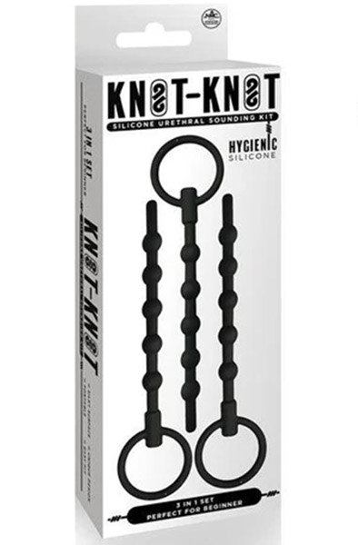 Knot Knot Schwarzes Harnröhren-Dilatator-Set - Dilator-Set 2