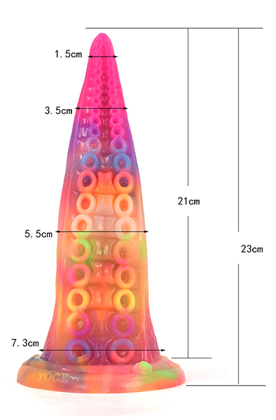 Korong Leuchtender Dildo 23 cm - Drachen-Dildo 8