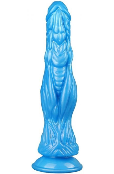 Krokodil Dildo Blau 27 cm - Monster-Dildo 2