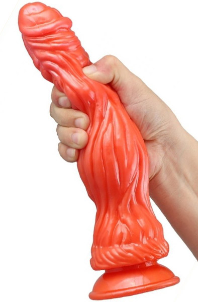 Krokodil Dildo Pink 27 cm - Monster-Dildo 2