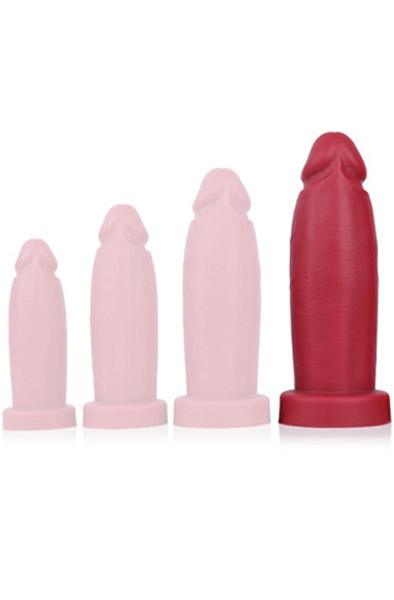 Larry Silikondildo Rot 28,5 cm - Anal-Dildo 1