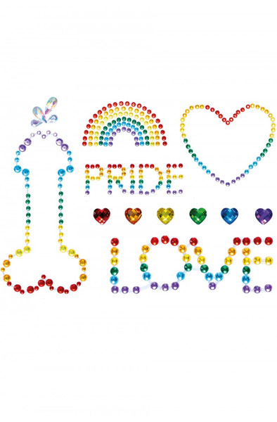 Leg Avenue Pride Körperschmuck-Aufkleber - Körperschmuck 2