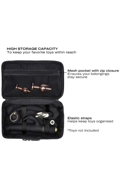 Lockable Discreet Box Luxus Gold - Sextoys aufbewahren 4