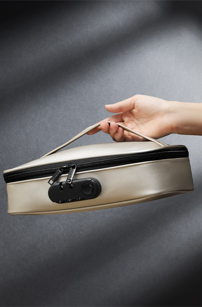 Lockable Discreet Box Luxus Gold - Sextoys aufbewahren 7