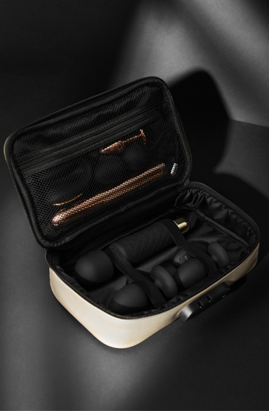 Lockable Discreet Box Luxus Gold - Sextoys aufbewahren 8
