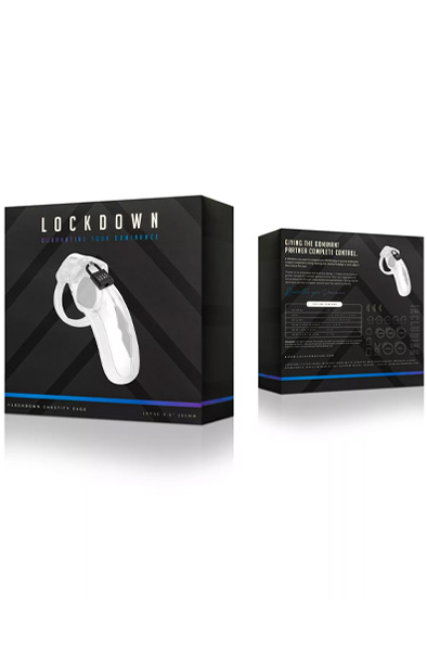 Lockdown Keuschheitskäfig Transparent Groß - Keuschheitskäfig 5