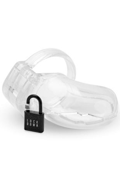 Lockdown Keuschheitskäfig Transparent Klein - Keuschheitskäfig 3