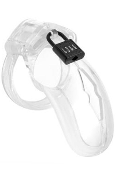 Lockdown Keuschheitskäfig Transparent Mittel - Keuschheitskäfig 1