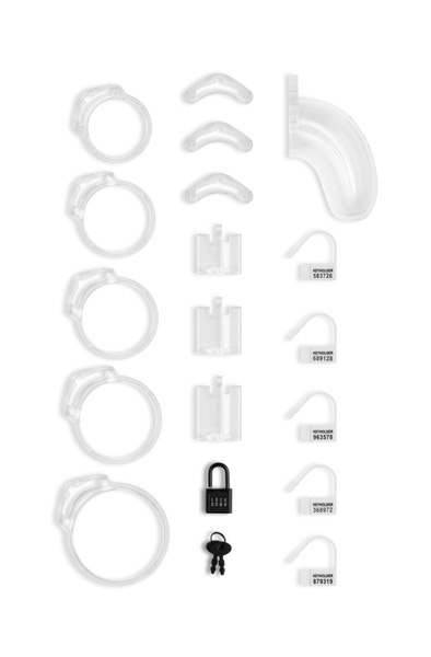 Lockdown Keuschheitskäfig Transparent Mittel - Keuschheitskäfig 2