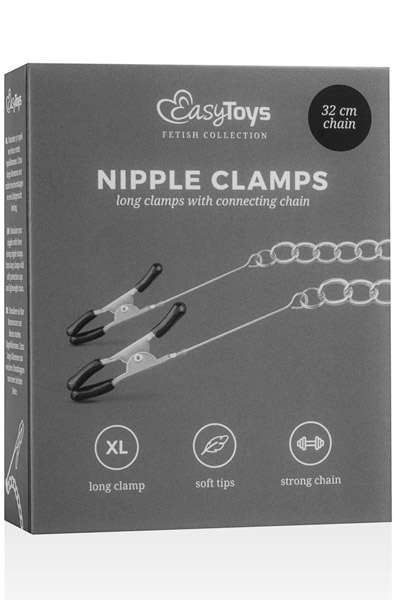 Long Nippelklemmen mit Kette - Brustklammern mit Kette 3