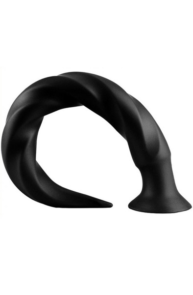 Long Tail Dildo Schwarz 55 cm - Extra langer Anal-Dildo 2