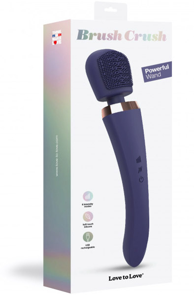Love To Love Brush Crush Wand-Vibrator - Zauberstab/Massagestab 6