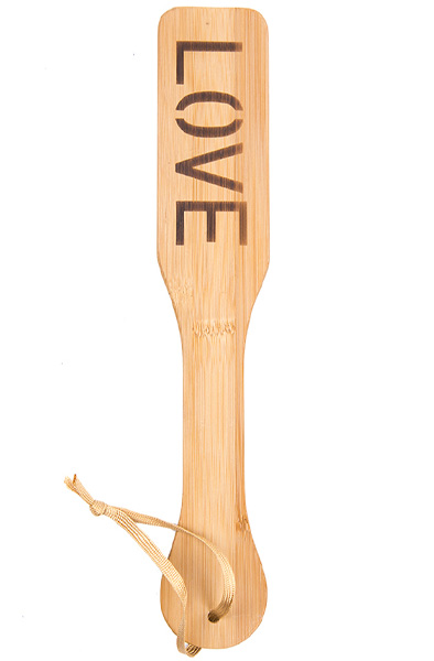 Love Word Bambus-Paddel 32 cm - Spanking-Paddel 1