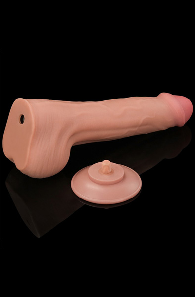 Lovetoy Dildo mit zweischichtiger Gleithaut 29 cm - XL Dildo 3