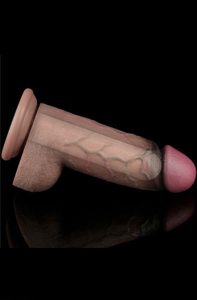Lovetoy Doppelschichtiges Silikon XXL Cock 24,5 cm - XXL-Dildo 3