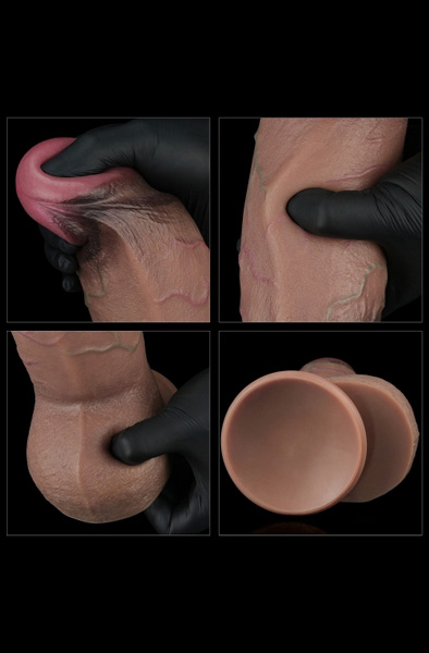 Lovetoy Doppelschichtiges Silikon XXL Cock 24,5 cm - XXL-Dildo 5