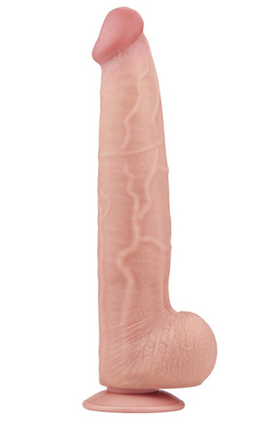 Lovetoy Dual Layer Gleithaut Dildo 34 cm - XL Dildo 1