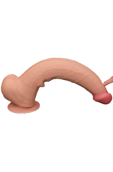 Lovetoy Dual Layer Gleithaut Dildo 34 cm - XL Dildo 6