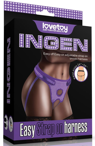 Lovetoy Easy Strap On Harness - Umschnalldildo mit Geschirr 1