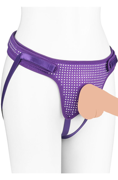 Lovetoy Easy Strap On Harness - Umschnalldildo mit Geschirr 2