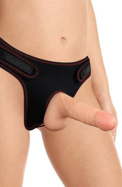 Lovetoy Easy Strapon Set 18 cm - Umschnalldildo mit Geschirr 1
