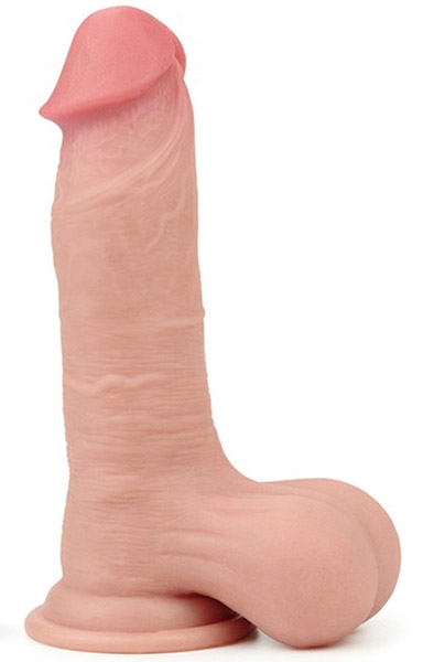 Lovetoy Gleithaut-Doppelschicht-Schwanz 19,5 cm - Dildo 1