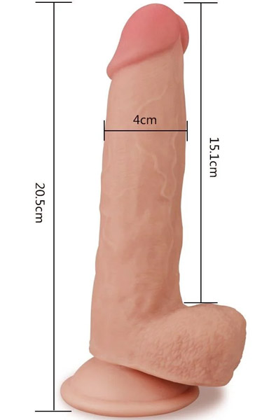 Lovetoy Hautähnlicher Schwanz 20,5 cm - Dildo 3