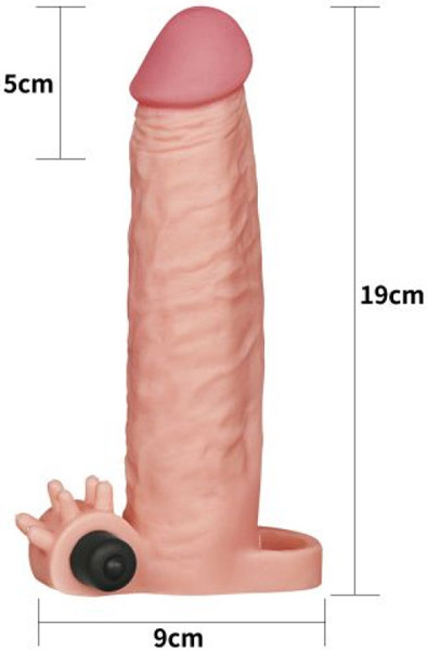 Lovetoy Vergnügungs-Vibrationshülle - Vibrierender Penisverlängerer 2