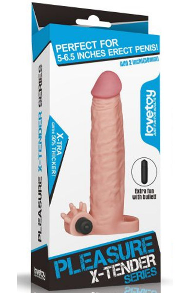 Lovetoy Vergnügungs-Vibrationshülle - Vibrierender Penisverlängerer 3
