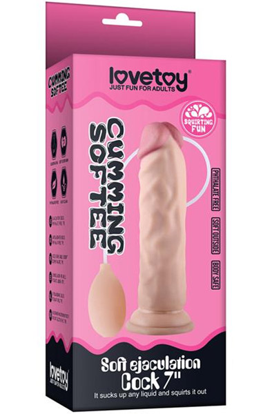 Lovetoy Weicher Ejakulations-Penis 21,5 cm - Spritzdildo 3