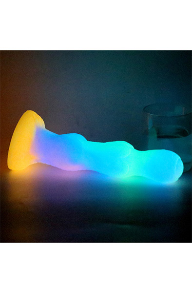 Lumy Leuchtender Dildo 20 cm - Drachen-Dildo 4