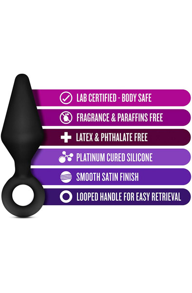 Luxe Tragbares Nacht-Rimming-Set Schwarz - Analplug Set 2