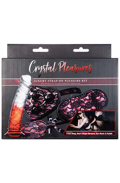 Luxury Strap-on Vergnügenset 17 cm - Strap-on-Paket 3