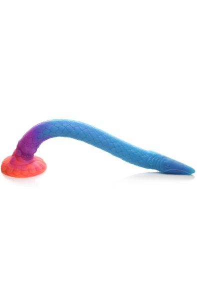 Makara Leuchtende Silikon-Schlange 46 cm - Drachen-Dildo 5