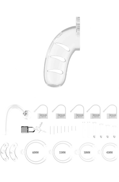 Mancage 11 Keuschheitskäfig mit Plug transparent - Keuschheitskäfig 2