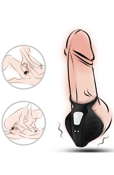 Manta Scrotum Vibrator Ring - Kugelvibrator 2